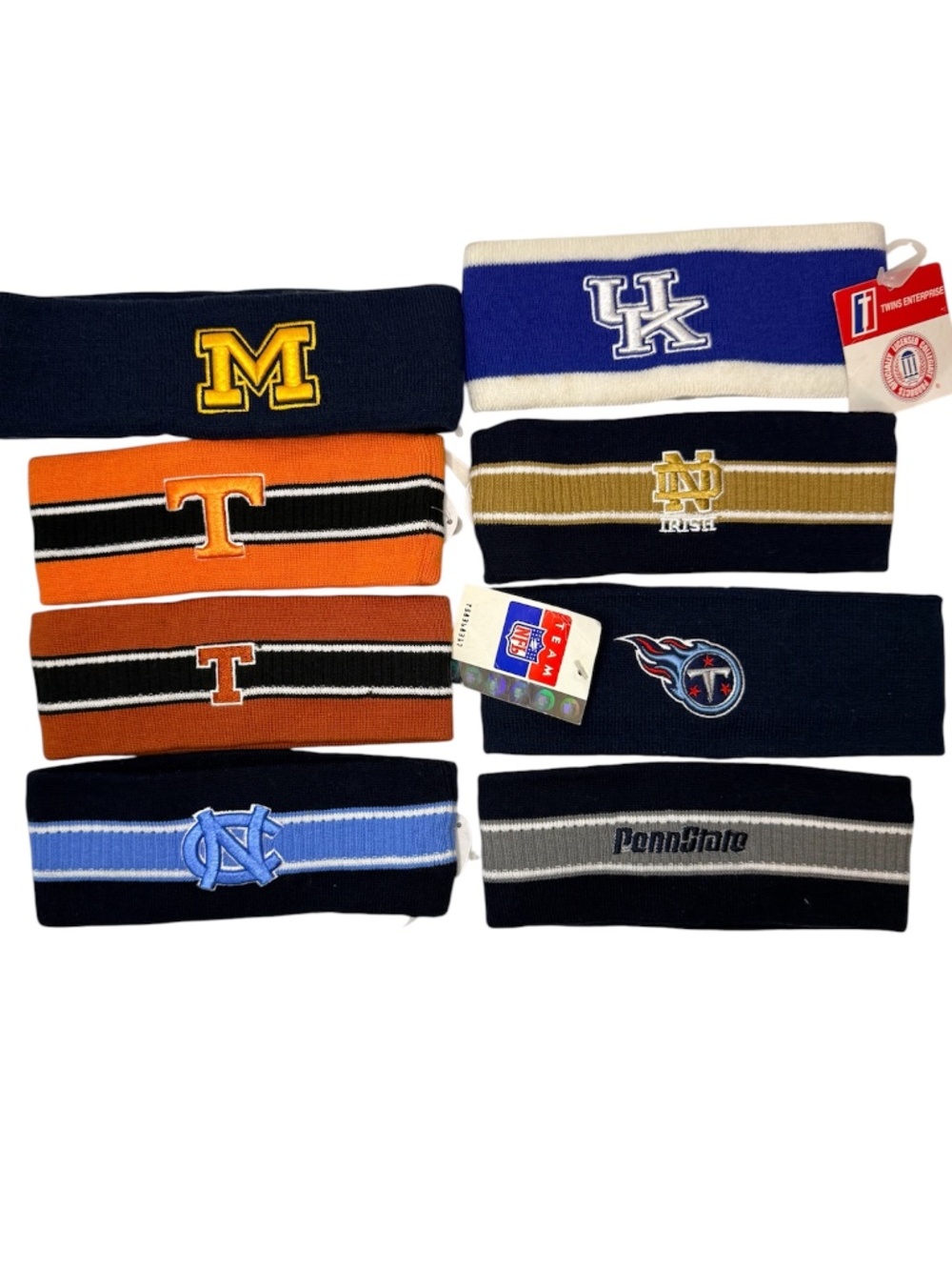NCAA Lot of University Headbands (8)